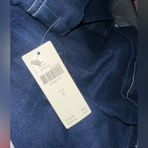 Maeve denim button front romper - Picture 4 of 5